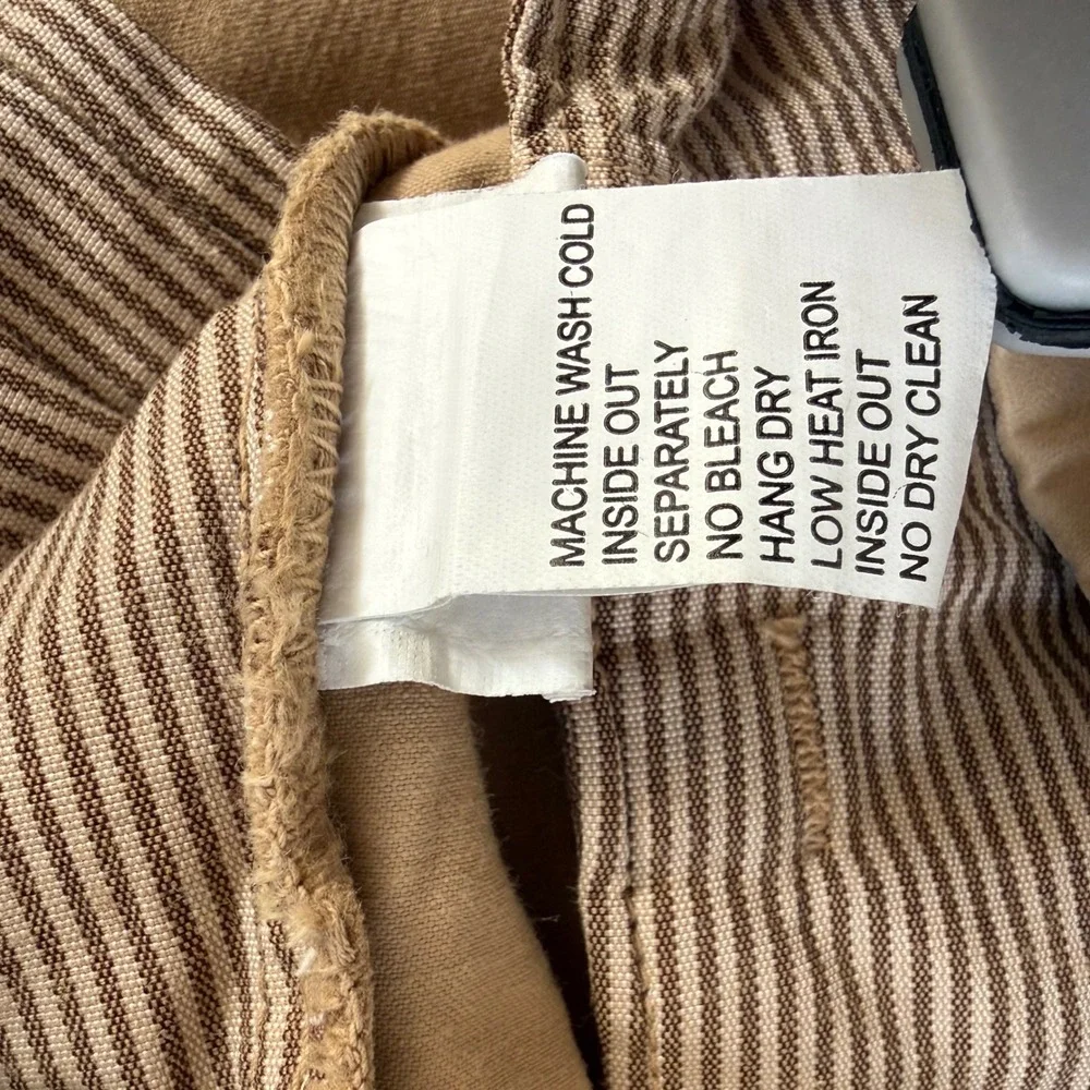 UNTUCKit Boys Tan Khaki Chino Shorts Pima Cotton Spandex Size 10‎